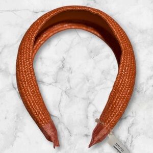 Free 🆕Claire’s Raffia Woven Burnt Orange Headband